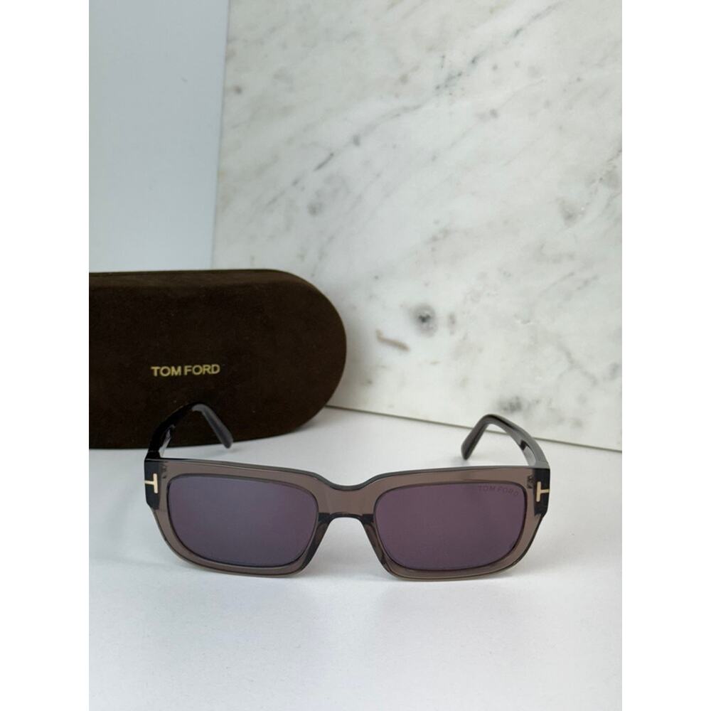 NEW Tom Ford Ezra FT1075 Sunglasses in Light Brown - Picture 4 of 7